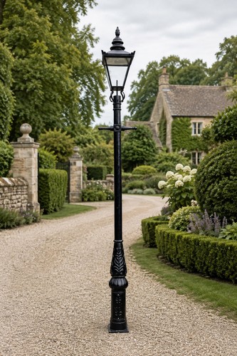 Large cast iron street lamp - large,