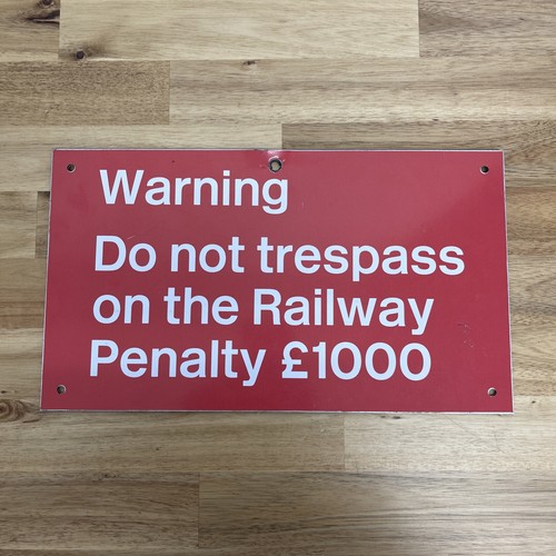 Original railway sign - railway,