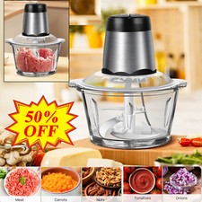 Electric Mini Food Chopper Processor Meat Vegetable Onion Cutter Dicer Kitchen