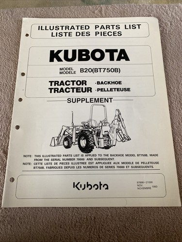 Kubota tractor b20 - kubota,