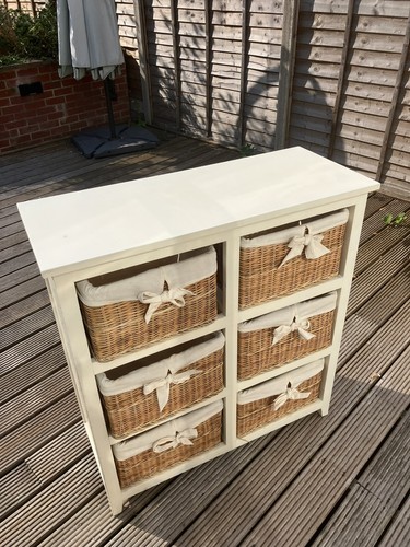 White storage unit - white,