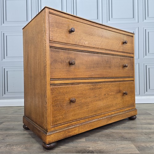 Vintage chest drawers oak - chest,