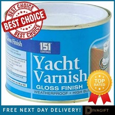 YACHT VARNISH GLOSS FINISH PAINT INTERIOR AND EXTERIOR COATINGS FOR WOOD 180ML