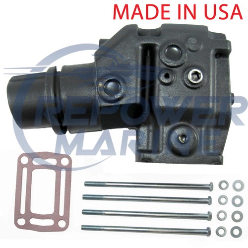 Exhaust riser elbow - /,