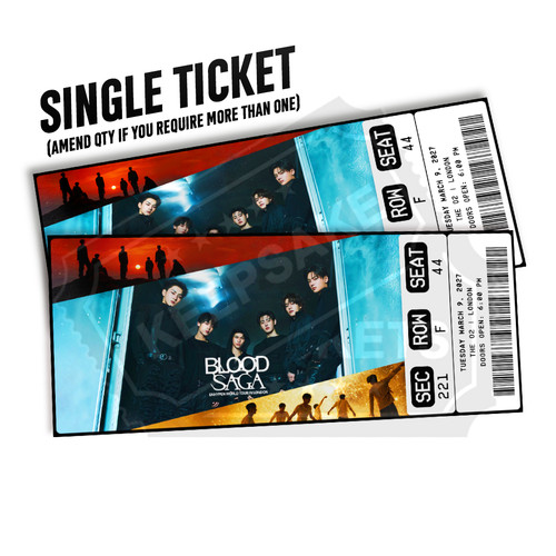 Enhypen blood saga ticket gift - saga,