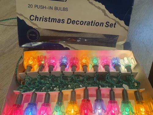 Old vintage fairy lights - fairy,