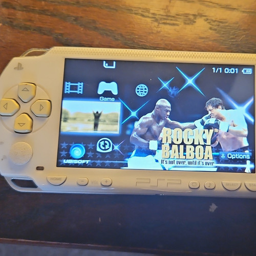 Sony psp 1000 white handheld - sony, psp-1000