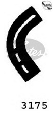 GATES CURVED RADIATOR HOSE
