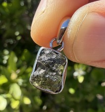 Moldavite Tektite Pendant