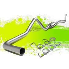 3" METALLIC TIPLESS CATBACK EXHAUST FOR 99-06 SILVERADO/SIERRA 1500 SHORT BED