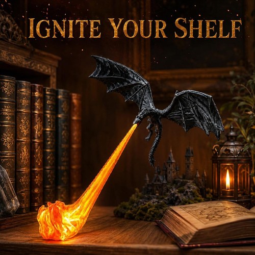 Dragon wing night light - dragon, led