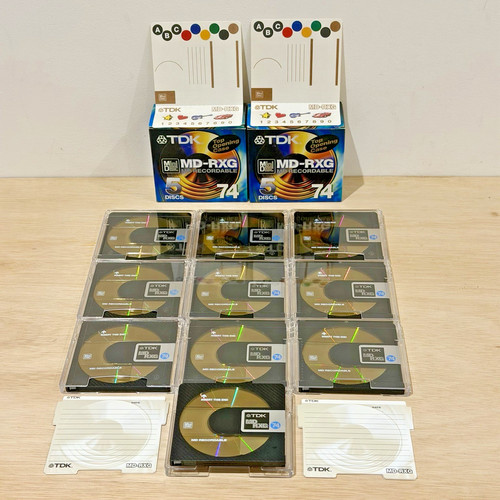 Minidiscs 10x recordable tdk - minidiscs,
