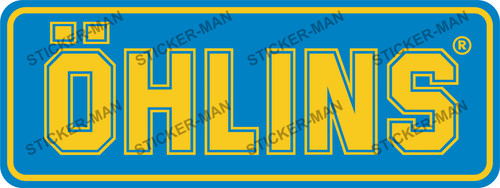 Ohlins sticker motobike rally - ohlins,