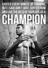 MUHAMMAD ALI CHAMPION QUOTE