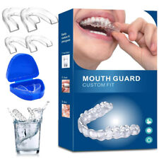 4X Mouth Guard Teeth Grinding Guard Dental Night Guard Custom Fit for Bruxism
