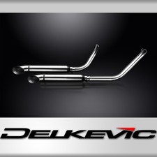 KAWASAKI MEAN STREAK EXHAUST VN1500 VN1600 02-08 2-2 410mm TURN OUT SILENCER