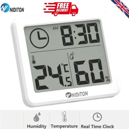 Digital clock with temperature - digital,