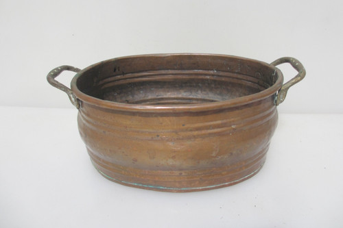Antique copper jam - copper, pan
