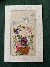 WW1 Silk Postcard, “