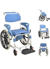 Mobile Commode Shower Chair for Disability High Quality with Wheels
