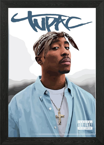 Tupac shakur framed - framed, wall