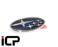 Genuine Blue Front 'Stars' Grille Badge Fits: Subaru Impreza 05-07 WRX STi RAR