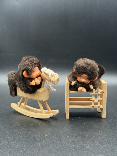 Vtg monchichi style dolls - style, on