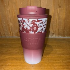 Costa Coffee Snowflake Maroon