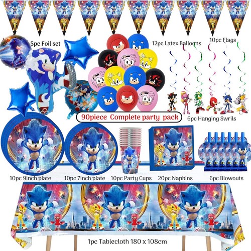 Sonic birthday decorations - sonic,
