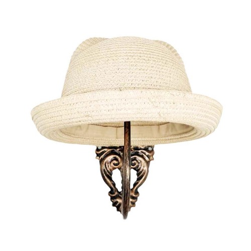 Wall mounted hat - wall, wig