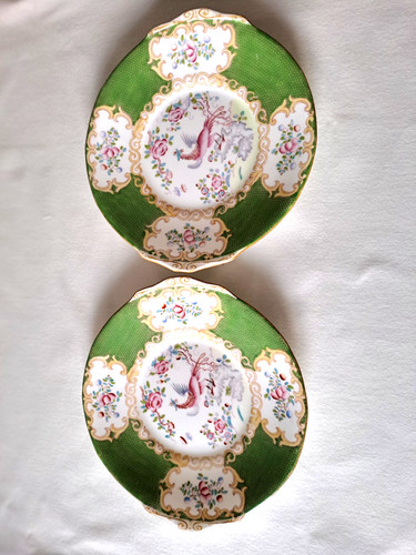 Minton green cockatrice cake - minton,