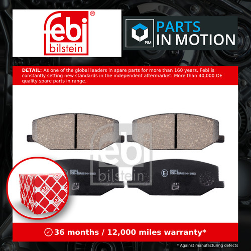 Brake pads set - set, suzuki