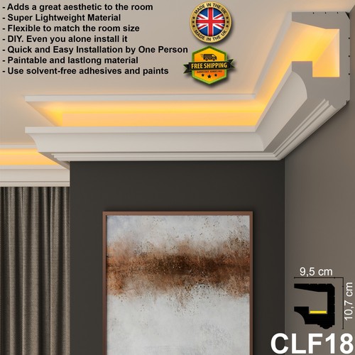 Cornice coving moulding led - cornice,