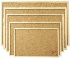 Cork Board Pin Message Notice Board Wooden Frame Office Memo School Pinboard 