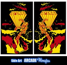 Defender Arcade Side Artwork Panel Stickers Graphic / Laminated All Sizes