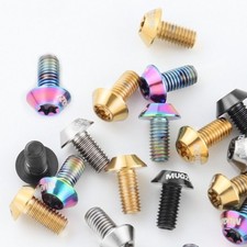 6X Titanium Screw M5x10mm Bike