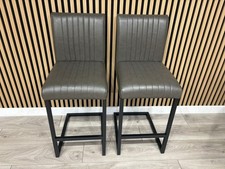 NEXT Sample - RIGA Industrial leather Bar Stools