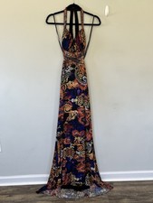 Jovani Beaded Sequin Paisley