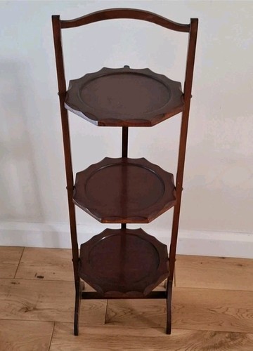 Antique folding wooden - wooden, cake