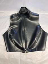 Cropped Latex Zip Top Size 10 Brand New With Tags Fetishwear Club wear