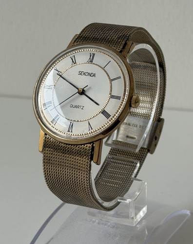 Vintage sekonda gold plated - sekonda,