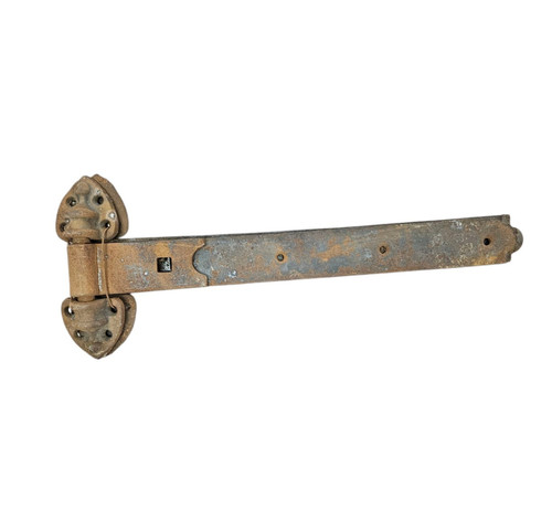 Large antique iron - large, hinge