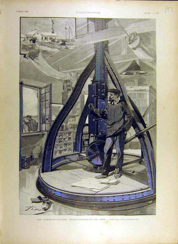 Original old antique print - original,