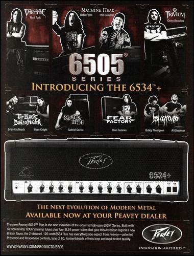 Peavey 6505 guitar - amp, ad