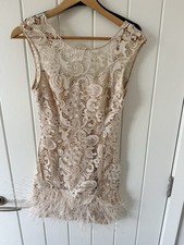 Lipsy Lace And Feather Pink