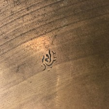 K. Zildjian & CIE Constantinople Cymbal Crash Hi Hat  14” c.1907-1913 Partial St