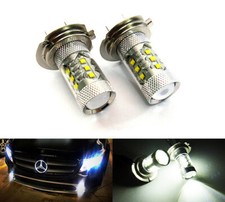 2x H7 499 LED 80W Projector Bulb Error Free HeadLight Daytime Fog Light DRL RZG