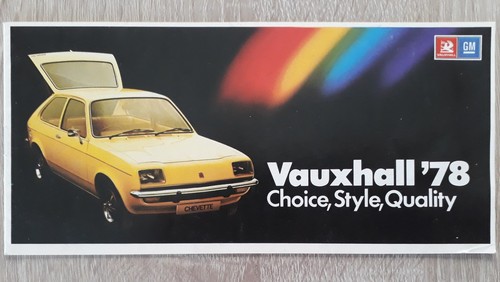 Vauxhall range brochure 1978 - vauxhall,