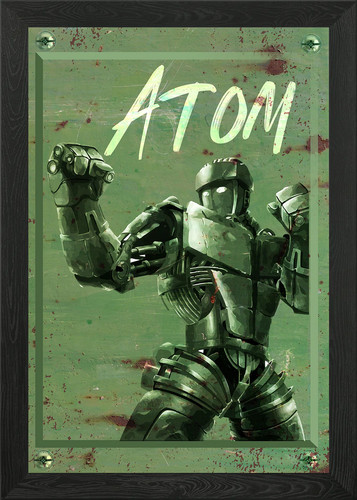 Atom real steel framed - steel, wall