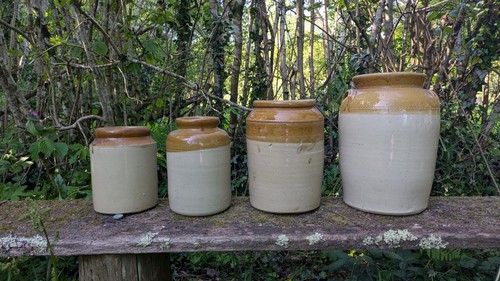 Old vintage stoneware large - vintage,